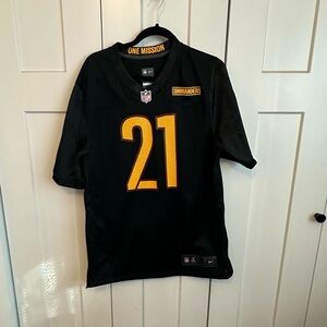 NFL Black Commanders Jersey M. 21  Taylor